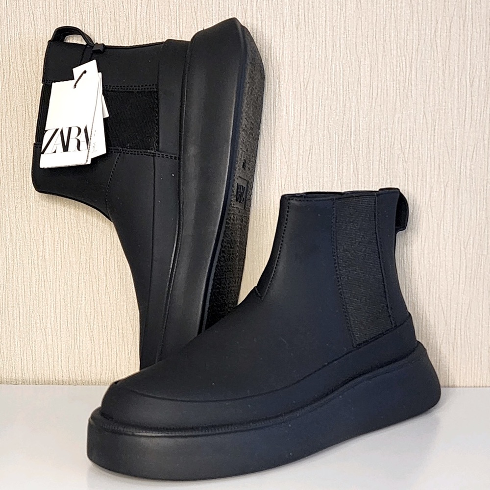 Zara Black Men's Boots
